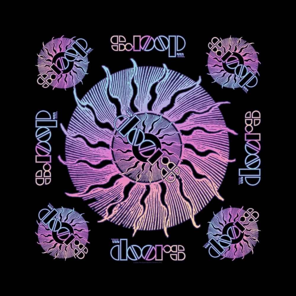 The Doors - The Doors Bandana - Black/Multicolours